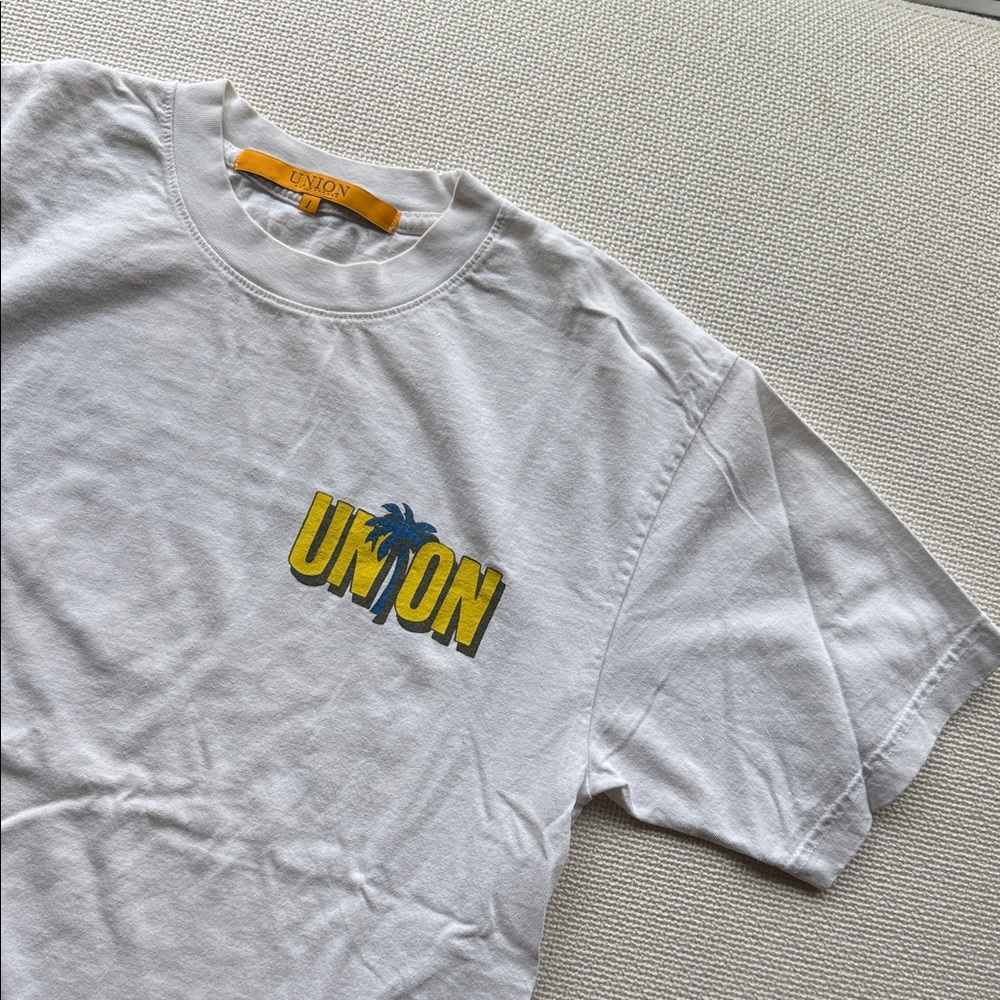 Union & Co. White Wha Gwaan Tee - Sz 1